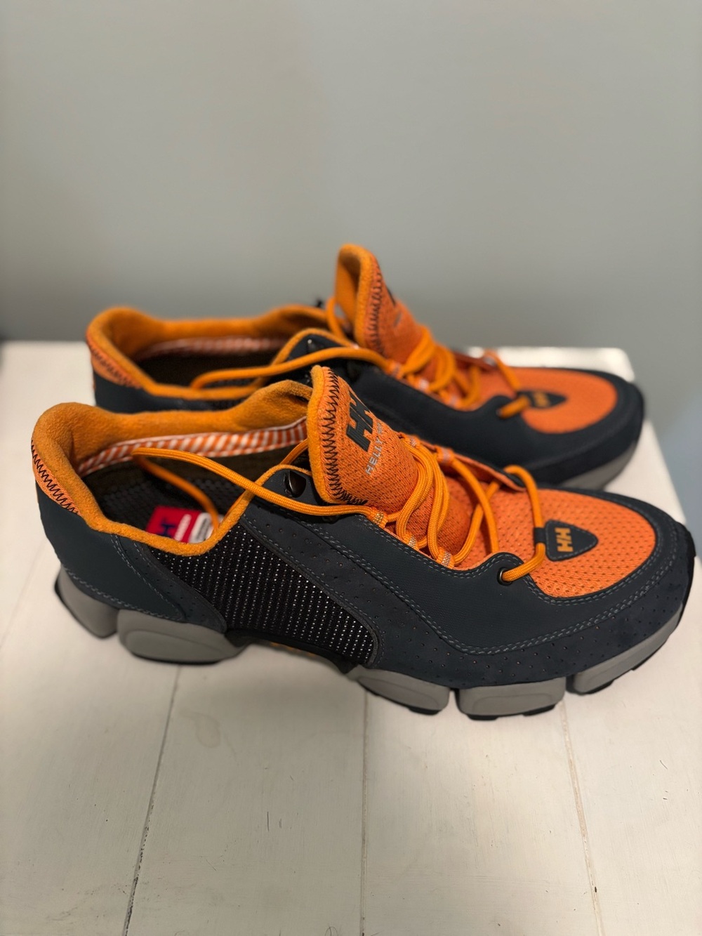 Helly Hansen Skagen Race Series Sailing Shoes Orange Gray Men’s 10.5 NWT - Picture 4 of 7